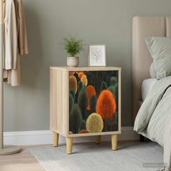 vidaXL Bedside Cabinet ZAANDAM Sonoma Oak 36 x 33 x 50 cm 1