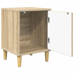 vidaXL Bedside Cabinet BONN 2 pcs Sonoma Oak 36 x 33 x 50 cm 5
