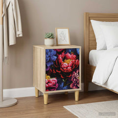 vidaXL Bedside Cabinet KIEL 2 pcs Sonoma Oak 36 x 33 x 50 cm 4