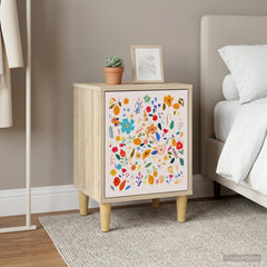 vidaXL Bedside Cabinet MAINZ Sonoma Oak 36 x 33 x 50 cm 1