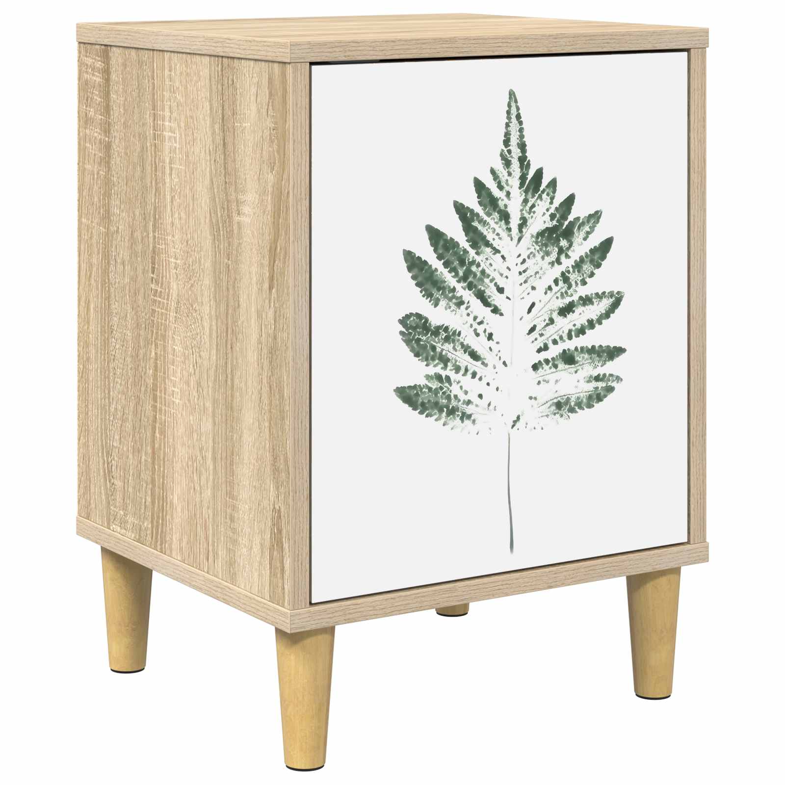 vidaXL Bedside Cabinet HANAU Sonoma Oak 36 x 33 x 50 cm 2