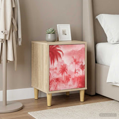 vidaXL Bedside Cabinet AACHEN Sonoma Oak 36 x 33 x 50 cm 1
