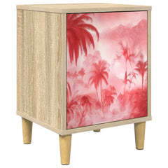 vidaXL Bedside Cabinet AACHEN Sonoma Oak 36 x 33 x 50 cm 2