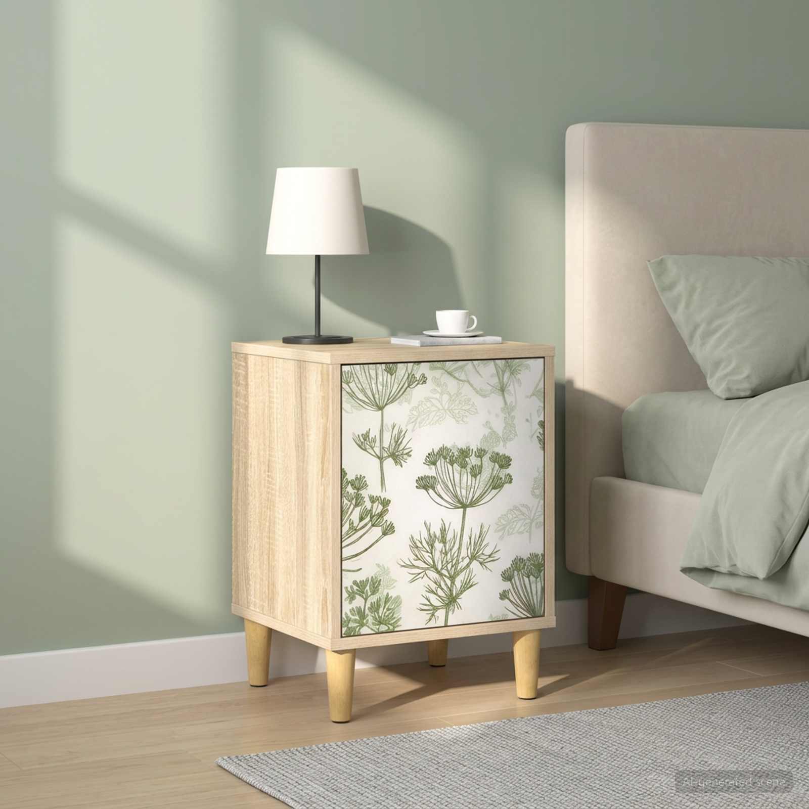vidaXL Bedside Cabinet GOTHA 2 pcs Sonoma Oak 36 x 33 x 50 cm 4