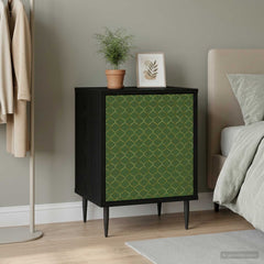 vidaXL Bedside Cabinet GELEEN Black Oak 36 x 33 x 51 cm 1