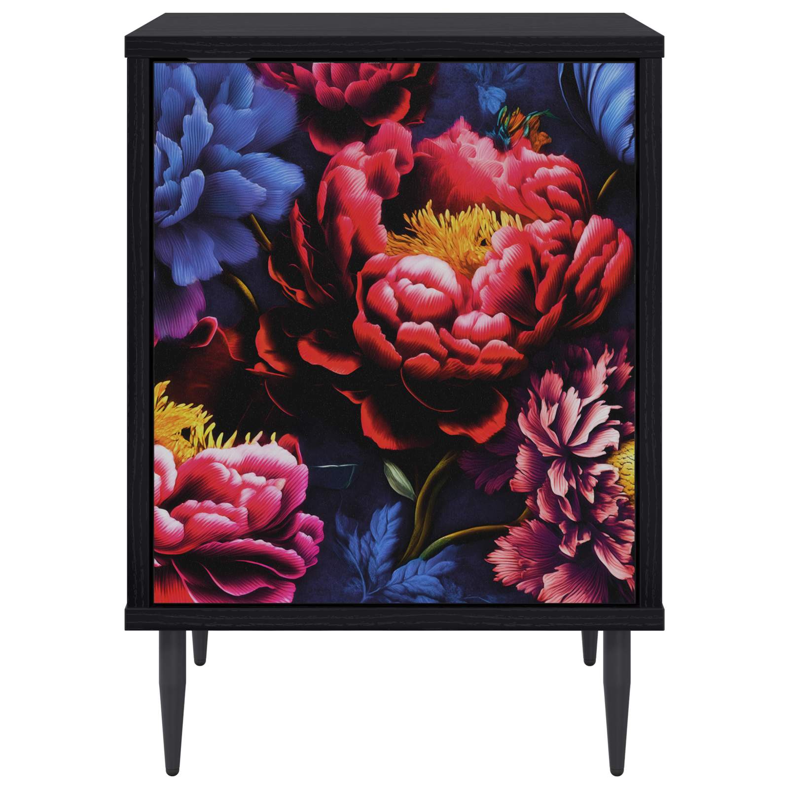 vidaXL Bedside Cabinet KIEL 2 pcs Black Oak 36 x 33 x 51 cm 6