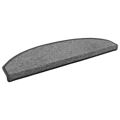 Self-adhesive Stair Mats 15 pcs 80 x 24.5 x 3.5 cm Dark grey