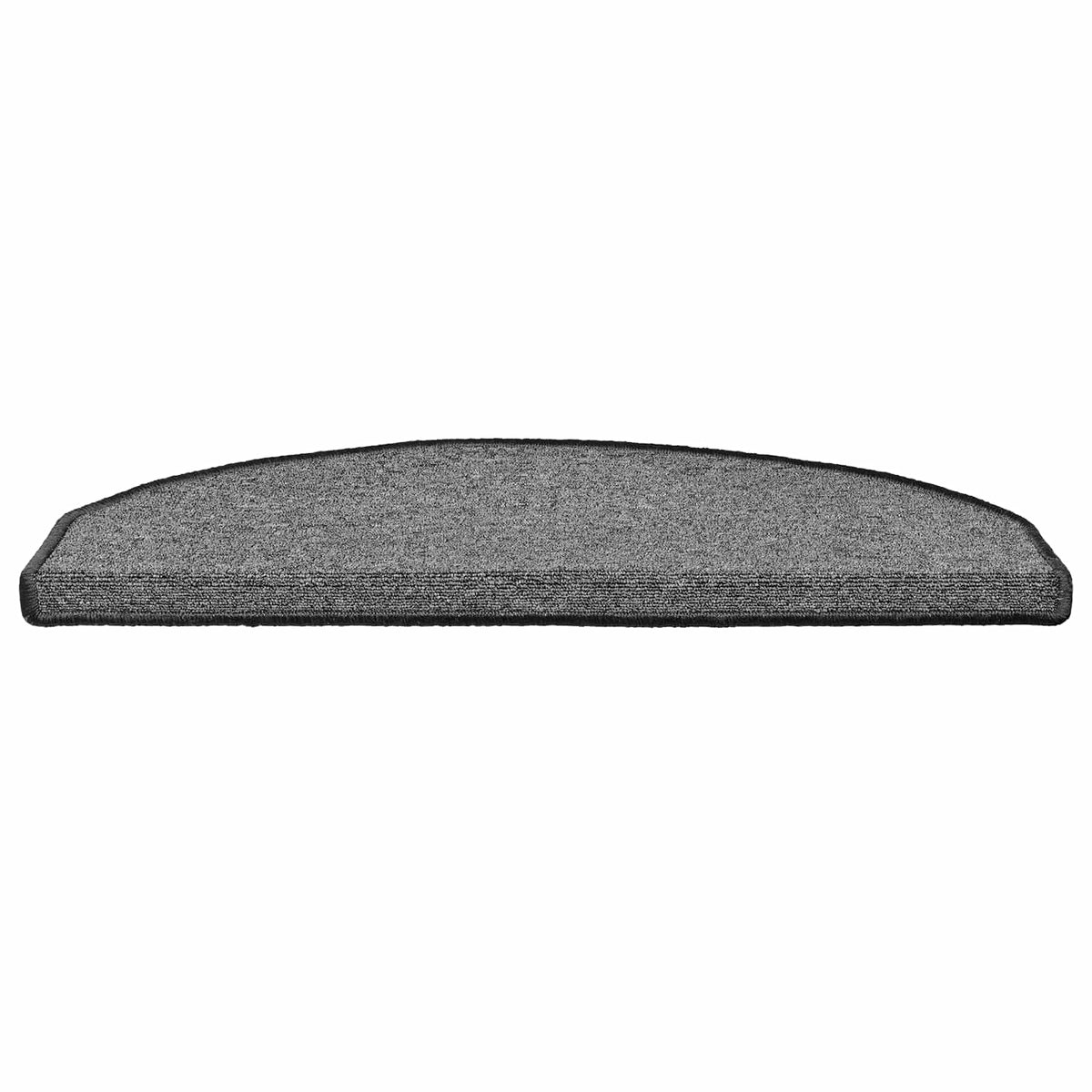 Self-adhesive Stair Mats 15 pcs 80 x 24.5 x 3.5 cm Dark grey