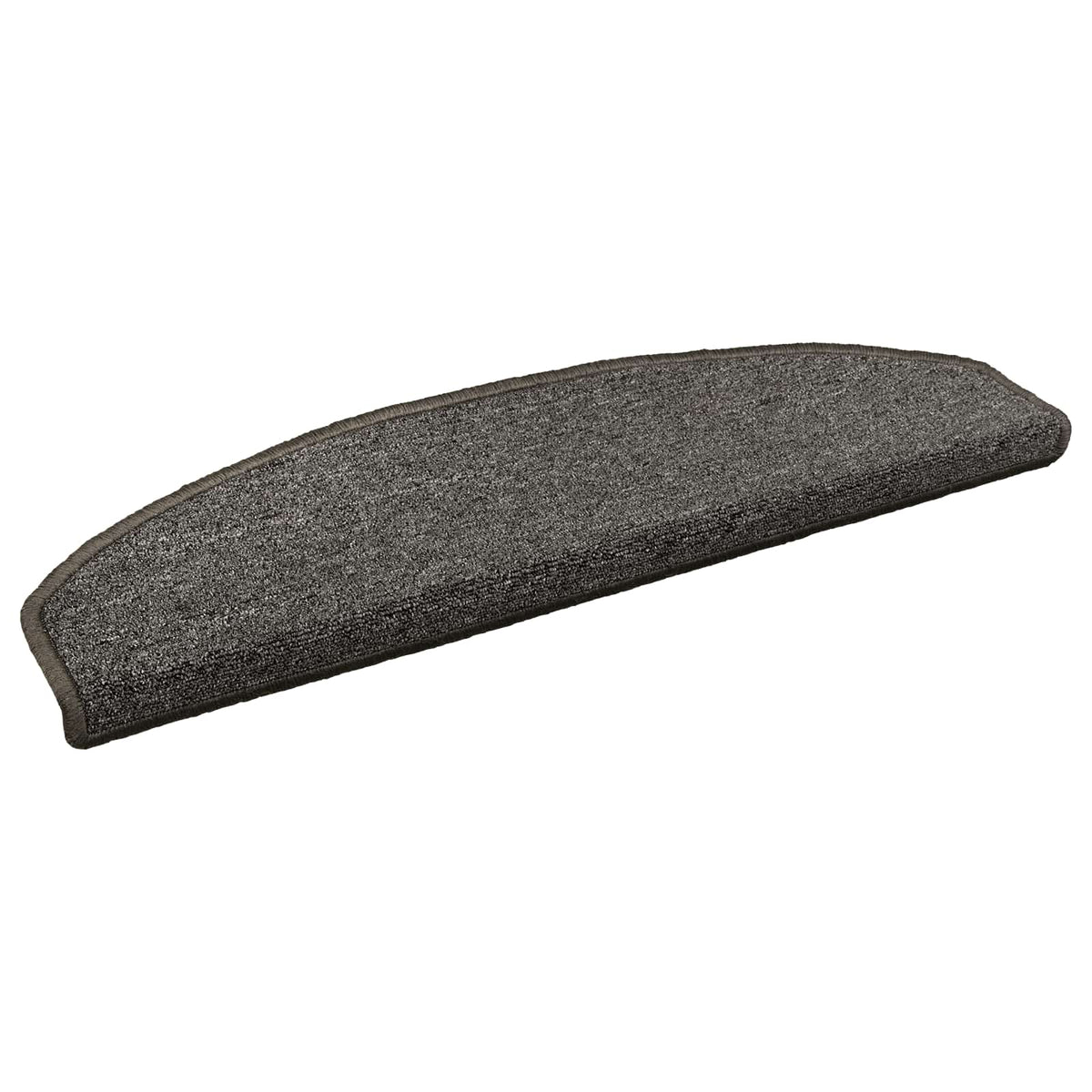 Self-adhesive Stair Mats 15 pcs 80 x 24.5 x 3.5 cm Dark grey (42038647)