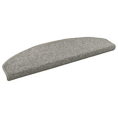 Self-adhesive Stair Mats 15 pcs 80 x 24.5 x 3.5 cm Light grey (42038648)