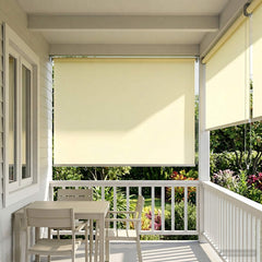 vidaXL Outdoor Roller Blind UV Protection Cream 180 x 140 cm (W x H) 1