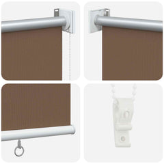 vidaXL Outdoor Roller Blind UV Protection Taupe 120 x 140 cm (W x H) 5