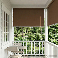vidaXL Outdoor Roller Blind UV Protection Taupe 140 x 140 cm (W x H) 1