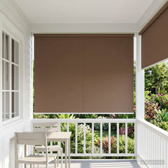 vidaXL Outdoor Roller Blind UV Protection Taupe 160 x 140 cm (W x H) 1