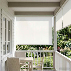 vidaXL Outdoor Roller Blind UV Protection White 160 x 140 cm (W x H) 1