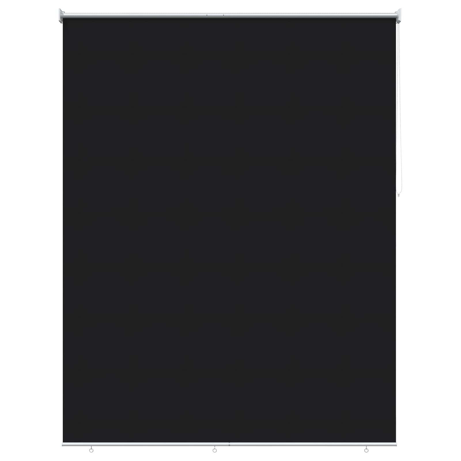 vidaXL Outdoor Roller Blind UV Protection Black 200 x 140 cm (W x H) 2