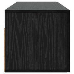 vidaXL Wall Cabinet Black oak 100 x 36.5 x 35 cm Engineered Wood 5