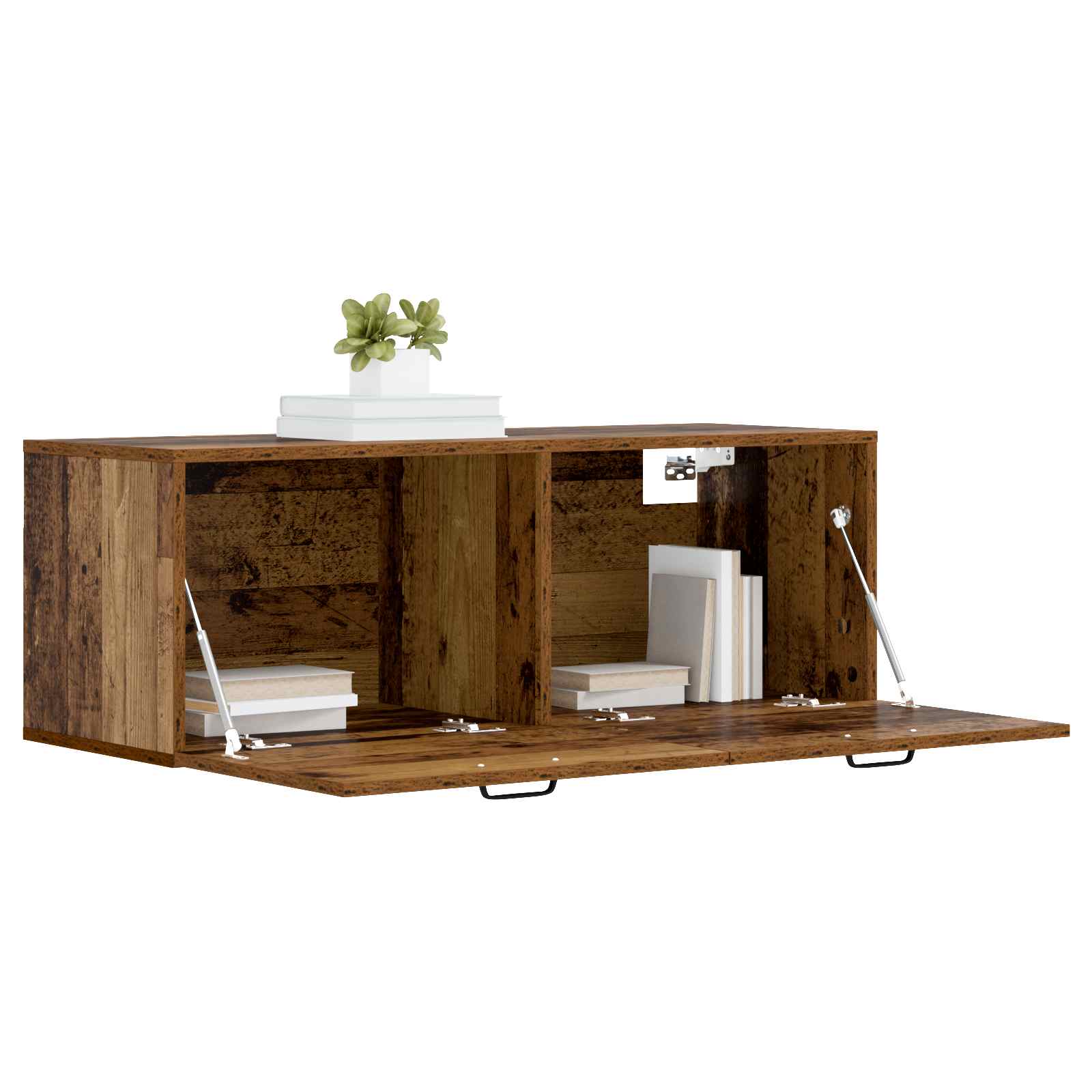 vidaXL Wall Cabinet Old wood 100 x 36.5 x 35 cm Engineered Wood 3
