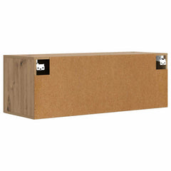 vidaXL Wall Cabinet 100 x 36.5 x 35 cm Engineered Wood Artisan oak 6