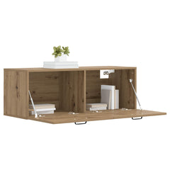 vidaXL Wall Cabinet 100 x 36.5 x 35 cm Engineered Wood Artisan oak 3