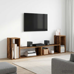 vidaXL TV Cabinet 100 x 30 x 50 cm Old Wood Engineered Wood 4