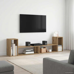vidaXL TV Cabinet 100 x 30 x 50 cm Artisan Oak Engineered Wood 1