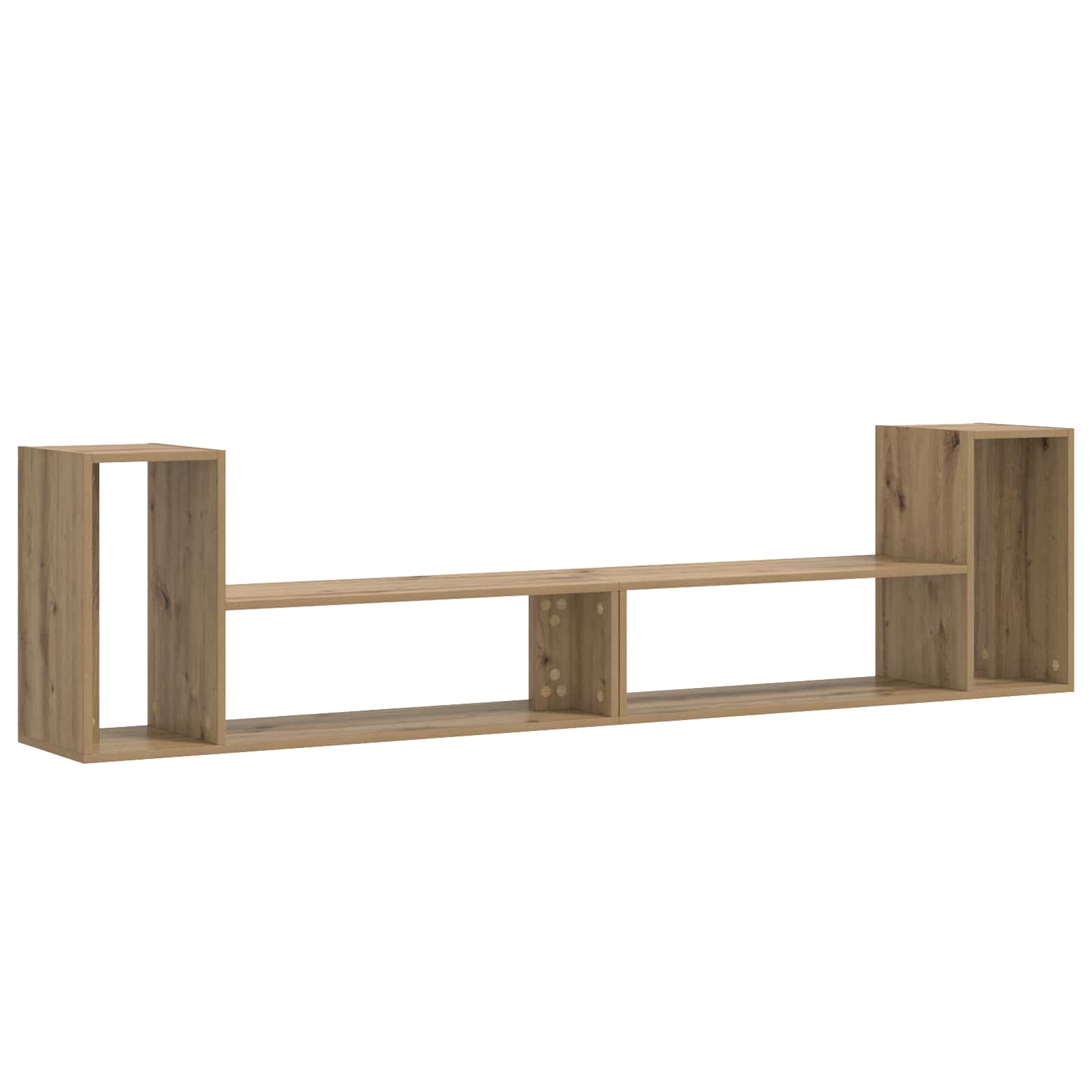 vidaXL TV Cabinet 100 x 30 x 50 cm Artisan Oak Engineered Wood 2