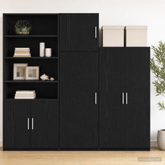vidaXL Wall Cabinet Black Oak 40 x 42.5 x 40 cm Engineered Wood 3