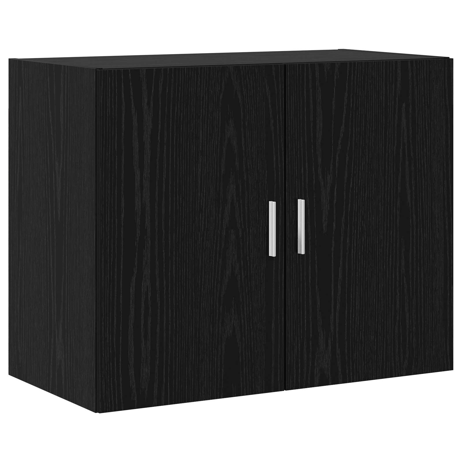 vidaXL Wall Cabinet Black Oak 80 x 42.5 x 64 cm Engineered Wood 2