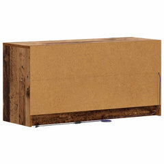 TV Cabinet with LED 100x34x50 cm Engineered Wood Old wood