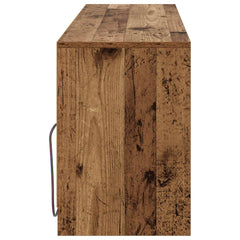 TV Cabinet with LED 100x34x50 cm Engineered Wood Old wood
