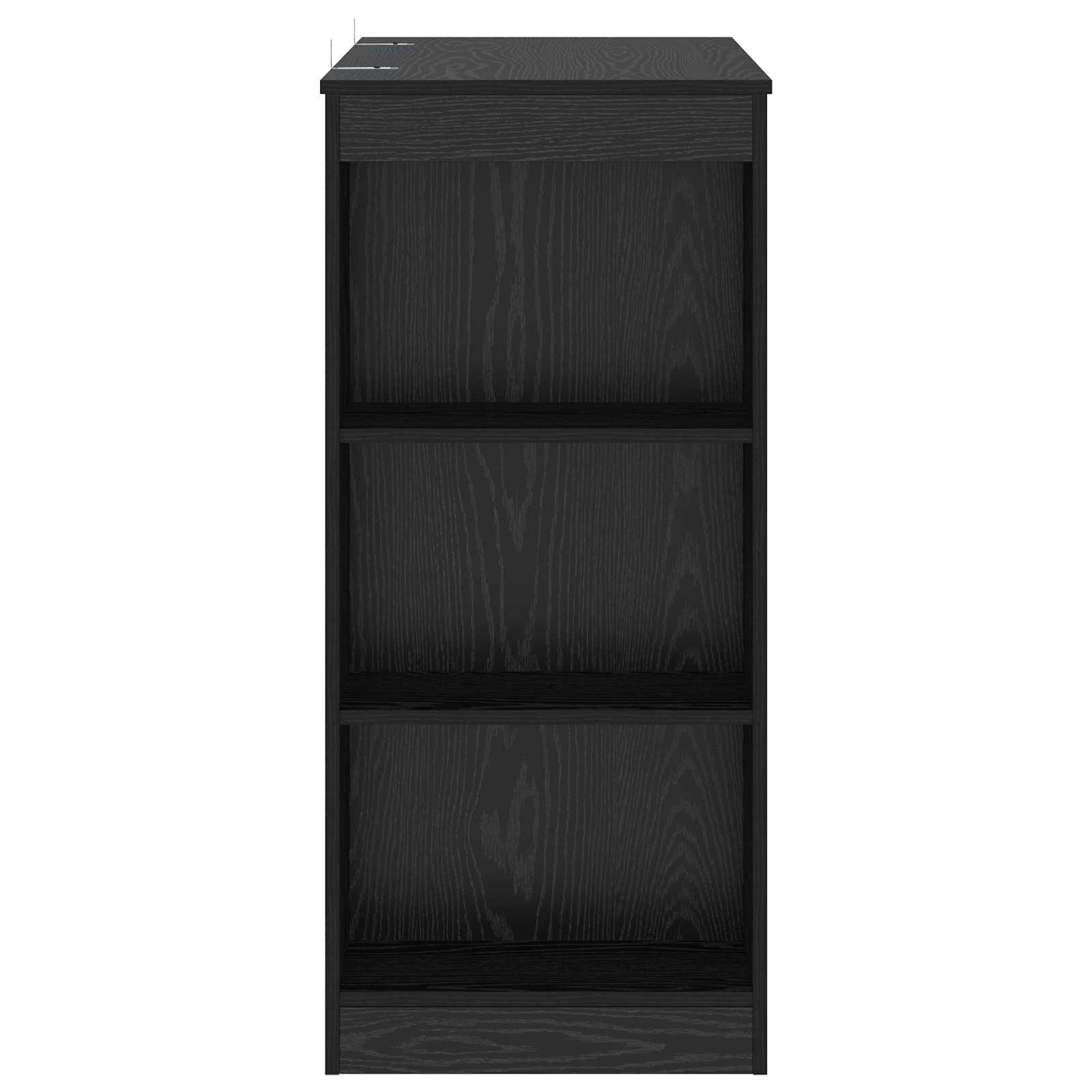 vidaXL Bar Table 95 x 47 x 103.5 cm Engineered Wood Black Oak 5