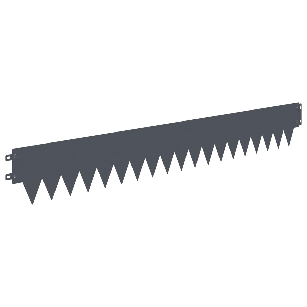 Lawn Edging 103 x Steel 30 pcs Anthracite 15 cm