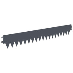 Lawn Edging 103 x Steel 30 pcs Anthracite 15 cm