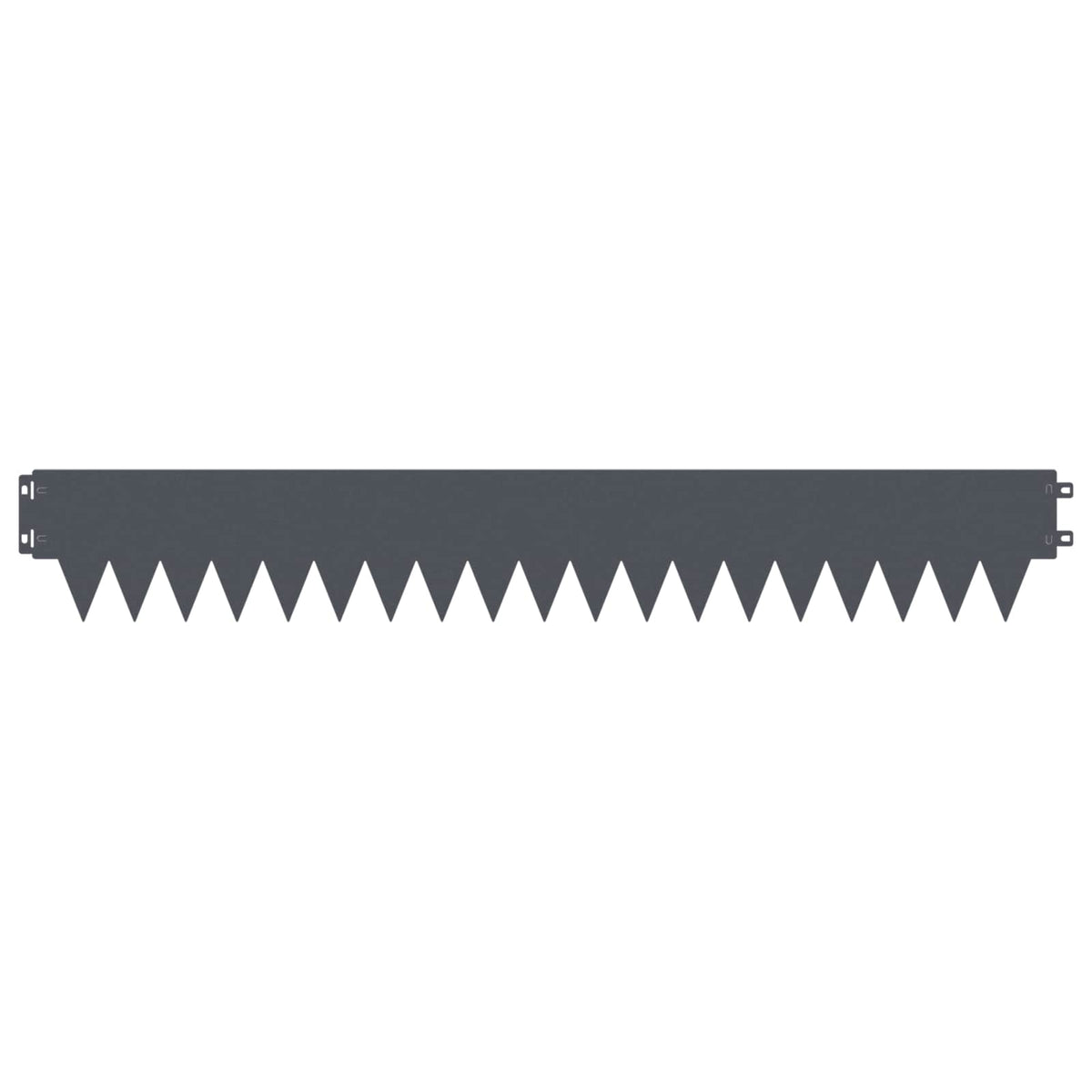 Lawn Edging 103 x Steel 30 pcs Anthracite 15 cm