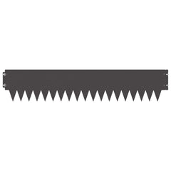 Lawn Edging 103 x Steel 20 pcs Height 20 cm Black