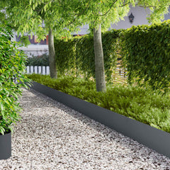 Lawn Edging 103 x Steel 10 pcs Height 30 cm Anthracite