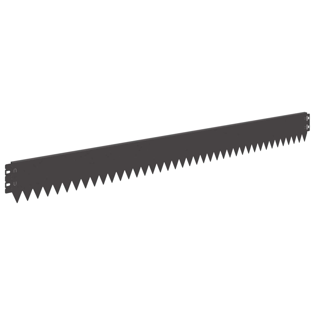 Lawn Edging 103 x 10 cm Steel 50 pcs Black