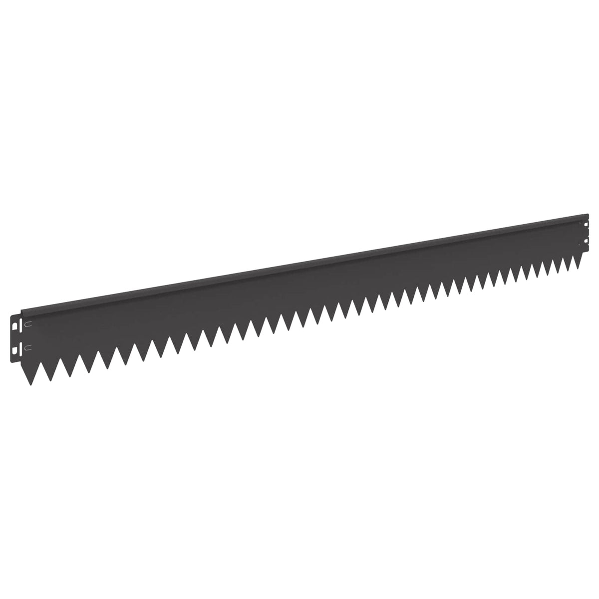 Lawn Edging 103 x 10 cm Steel 50 pcs Black