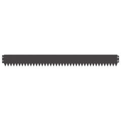 Lawn Edging 103 x 10 cm Steel 50 pcs Black