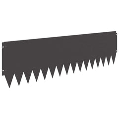 Lawn Edging 103 x Steel 10 pcs Height 30 cm Black