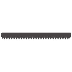 vidaXL Lawn Edge with Top Fold 20 pcs 103x10cm Steel Black 5