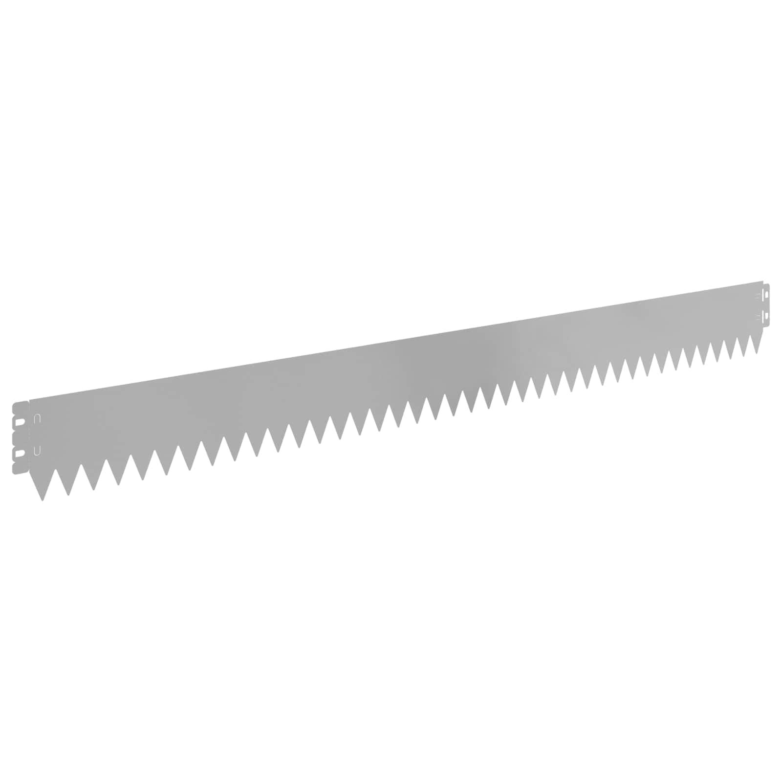 vidaXL Lawn Edging 10 pcs 103 x 10 cm Steel Silver 6