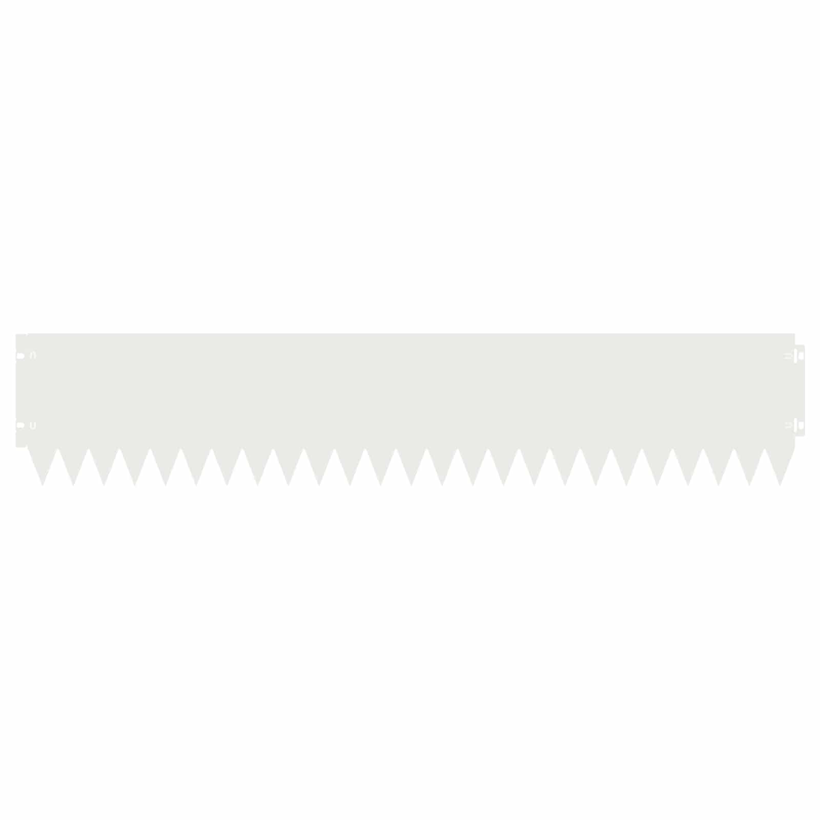 vidaXL Lawn Edging 10 pcs 103 x 20 cm Steel White 5