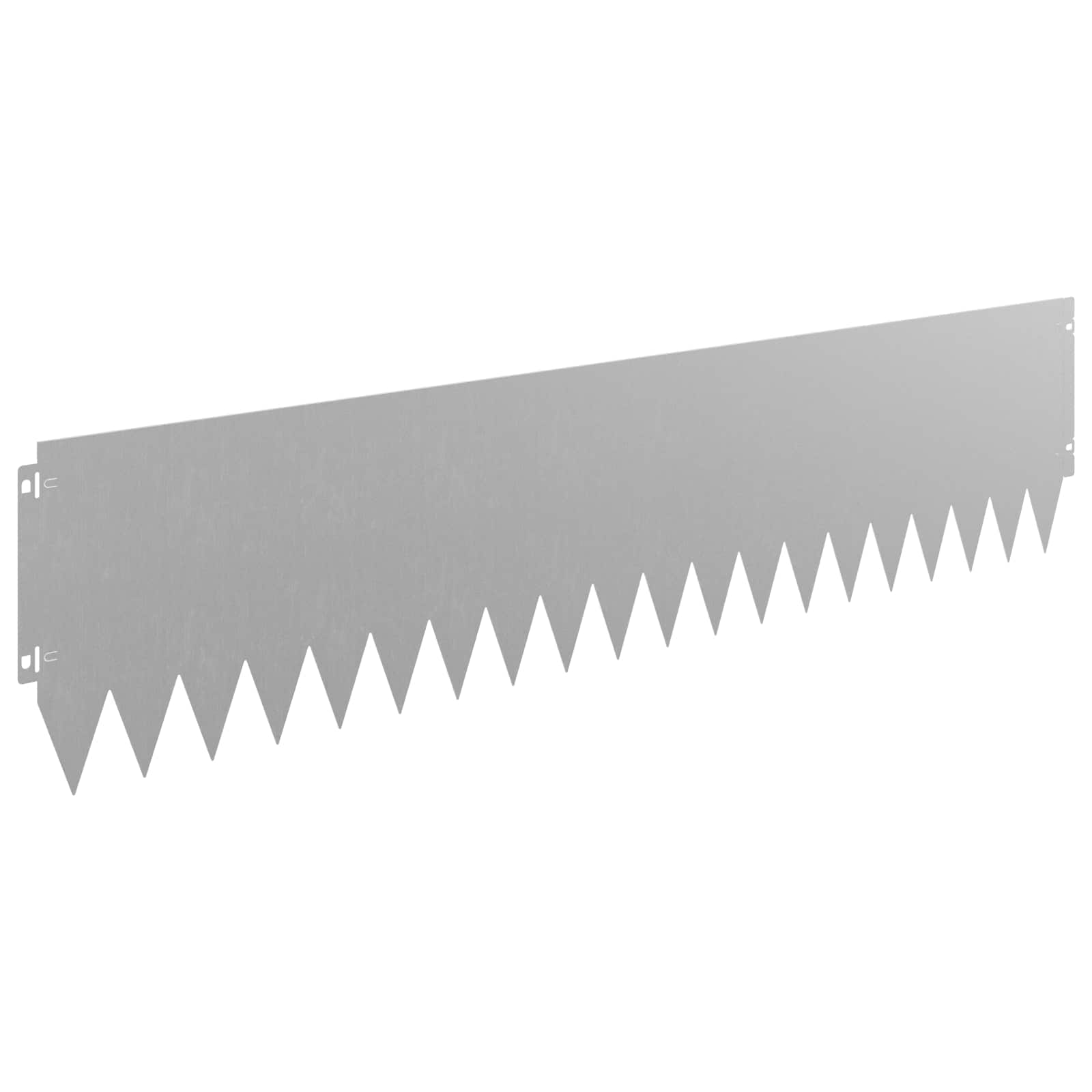 vidaXL Lawn Edging 10 pcs 103 x 25 cm Steel Rusty 5