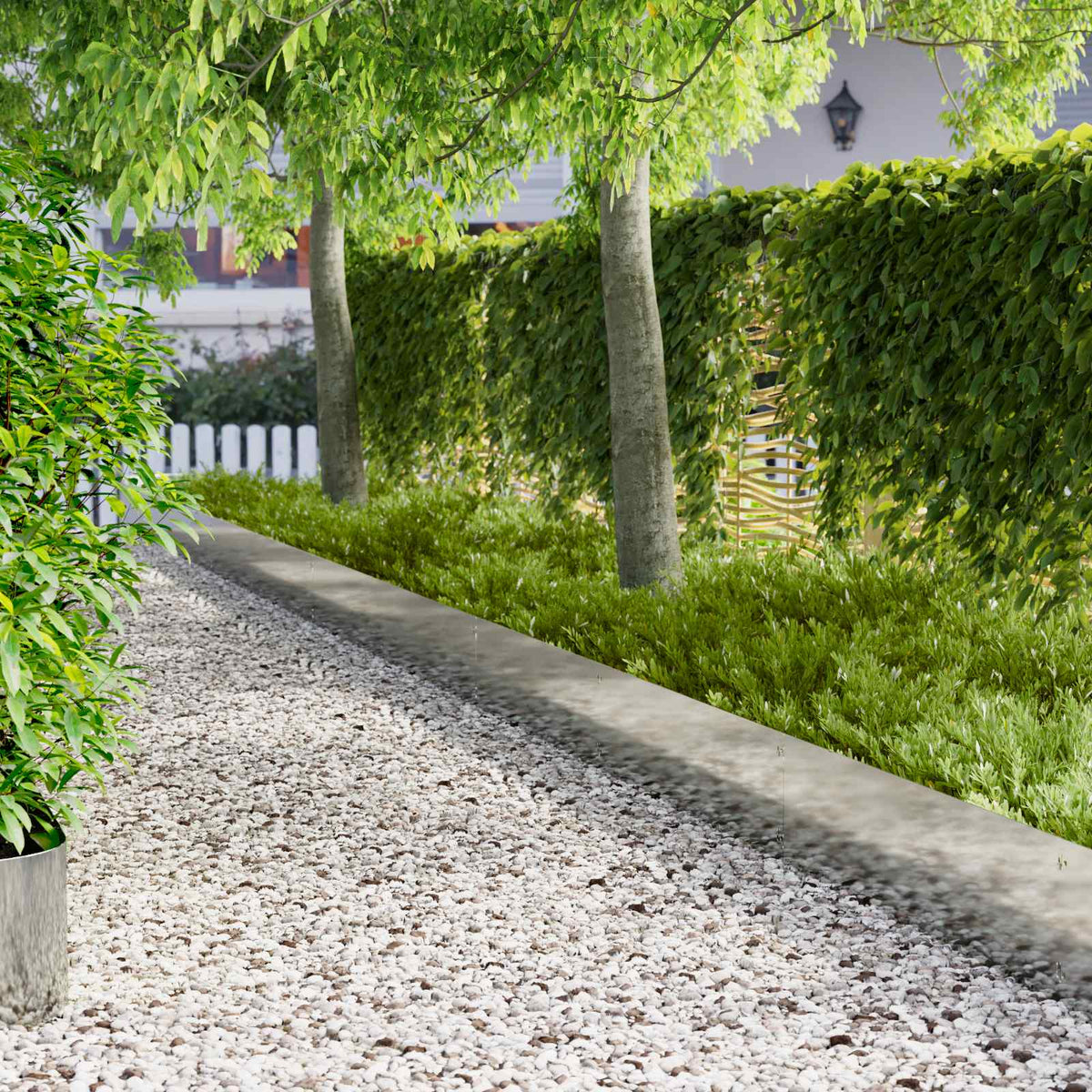 Lawn Edging Steel Height Galvanised
