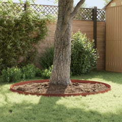 vidaXL Lawn Edge with Sharp Points 20 pcs 100x12cm Steel Rusty 4