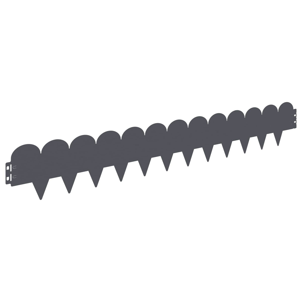 Lawn Edging 103 x Steel Height 15 cm 10 pcs Anthracite