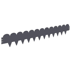Lawn Edging 103 x Steel Height 15 cm 10 pcs Anthracite