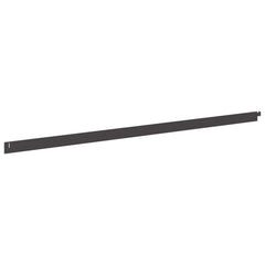 vidaXL Lawn Edging 20 pcs 102 x 4 x 4 cm Steel Black 6
